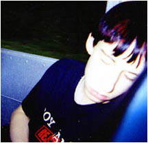 little mike asleep on the bus. sometime in 2000 or '01, i think.